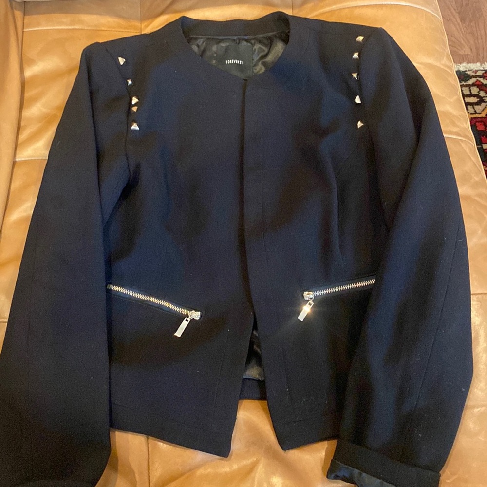 Forever 21 Studded Blazer